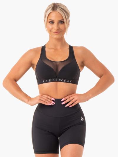 Ryderwear Športová podprsenka Hype Mesh Black  M