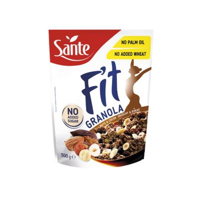 Sante Fit Granola 12 x 300 g jahoda a malina