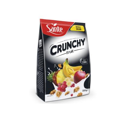 Sante Raňajkové cereálie Crunchy 14 x 350 g banán čokoláda