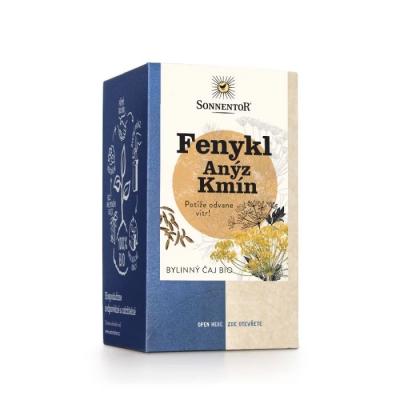 Sonnentor BIO Bylinný čaj fenikel-aníz-rasca 30,6 g