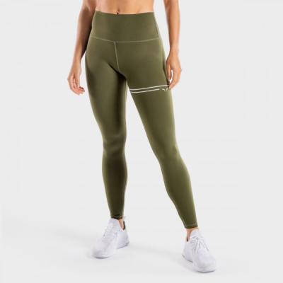 SQUATWOLF Dámske legíny Flux Khaki XS