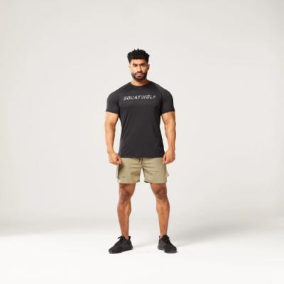 SQUATWOLF Tričko Code Logo Black M