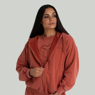 STRIX Dámska mikina Zip Washed Terra L