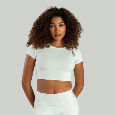 STRIX Dámske tričko Essential CropTop Moon Grey  LL