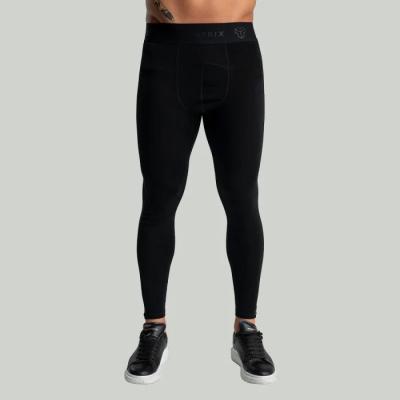 STRIX Pánske legíny MERINO I Black LL