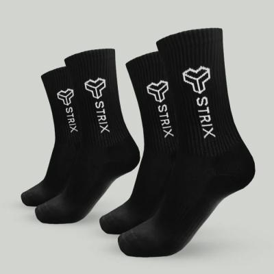 STRIX Ponožky Essential Crew 2Pack Black  L