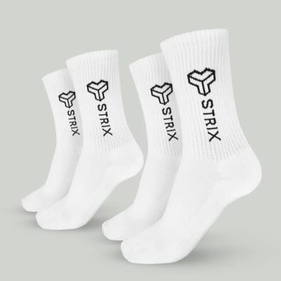 STRIX Ponožky Essential Crew 2Pack White  L