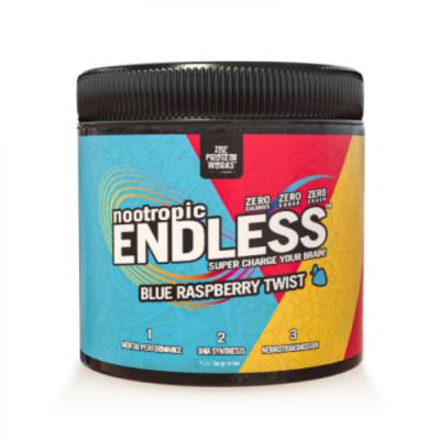 TPW Endless Nootropic 300 g modrá malina twister