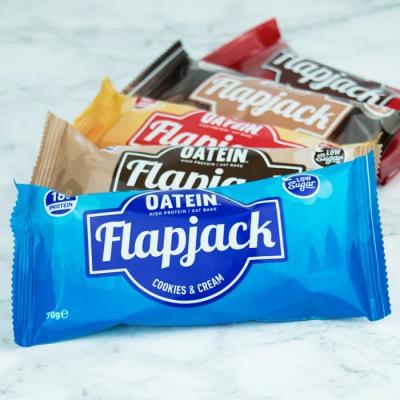 Tyčinka Low Sugar Flapjack 70 g čokoláda arašidy