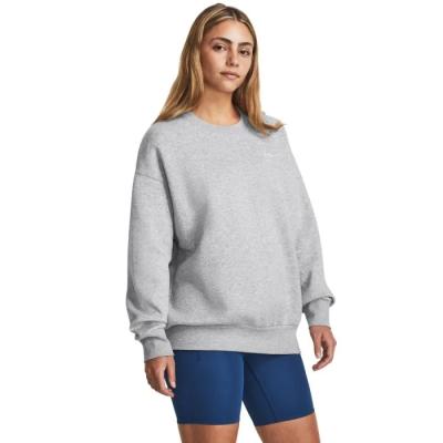 Under Armour Dámska mikina Essential Fleece OS Crew Grey XLXL