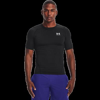 Under Armour Kompresné tričko HG Armour Comp SS Black  L