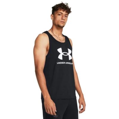 Under Armour Tielko SPORTSTYLE LOGO TANK Black MM