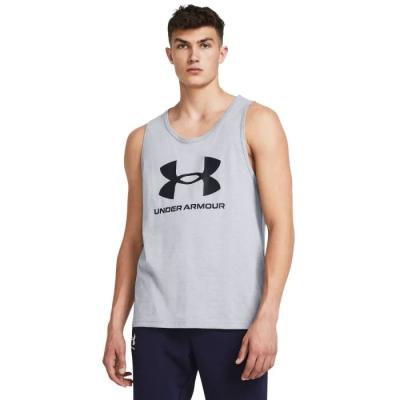 Under Armour Tielko SPORTSTYLE LOGO TANK Grey SS