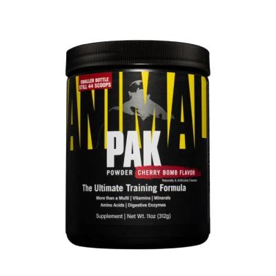 Universal Nutrition Animal Pak Powder 312 g čerešňa a bobule