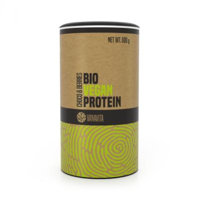 VanaVita BIO Vegan Protein 600 g banán jahoda