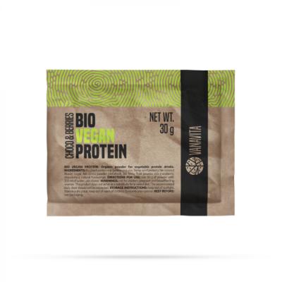 VanaVita Vzorka Bio Vegan Protein 200 x 30 g banán jahoda