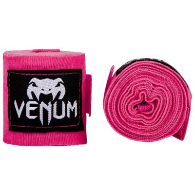 Venum Boxerské bandáže 4 m Neo Pink