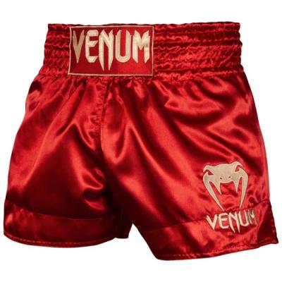 Venum Šortky Muay Thai Red/Gold  XLXL