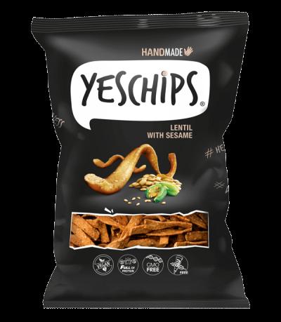 Yes Chips Šošovicové so sezamom 80 g sezam