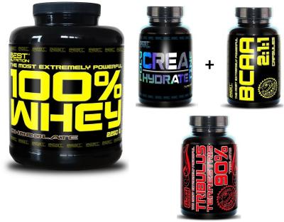 100% Whey Professional Protein - Best Nutrition 2250 g + BCAA+Kreatín Banán