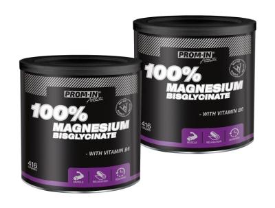 1+1 Zadarmo: 100% Magnesium Bisglycinate - Prom-IN 390 g + 390 g Lemon