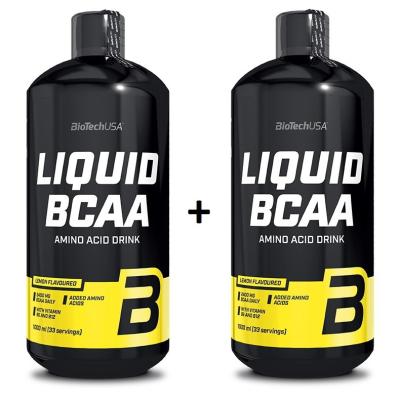 1+1 Zadarmo: Liquid BCAA - Biotech USA 1000ml+1000ml Pomaranč