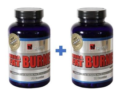 1+1 Zadarmo: Mega Fat Burner - Mega-Pro Nutrition 120 kaps. + 120 kaps.