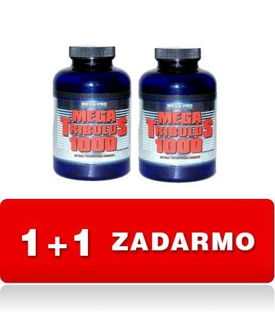 1+1 Zadarmo: Mega Tribulus 1000 - Mega-Pro Nutrition 200 kaps. + 200 kaps.