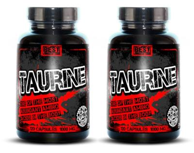 1+1 Zadarmo: Taurine od Best Nutrition 120 kaps. +  120 kaps.