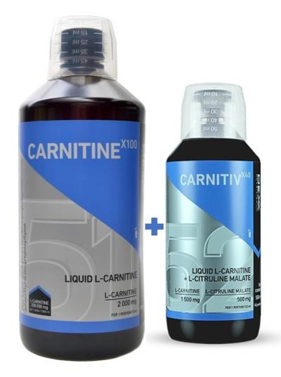 Akcia: Carnitine 1000 ml. + Carnitiv 500 ml. Zadarmo -  1000 ml. Cherry + 500 ml. Apricot