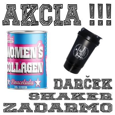 Akcia: Womens Collagen + Šejker Zadarmo - FitBoom 340 g Orange