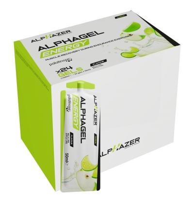 Alphagel Energy - Alphazer 24 gels x 50 ml. Apple Lime