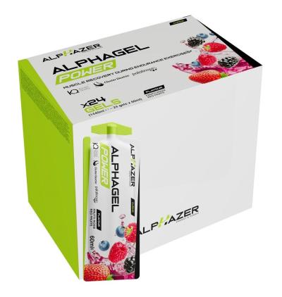 Alphagel Power - Alphazer 24 gels x 60 ml. Red Fruits