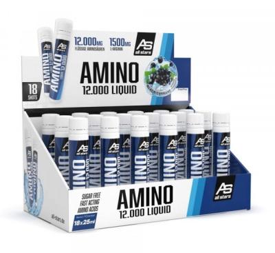 Amino Liquid 12 000 ampulky - All Stars 18 ks/25ml Čierne ríbezle