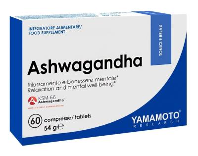 Ashwagandha (zlepšuje regeneráciu svalov) - Yamamoto  60 tbl.