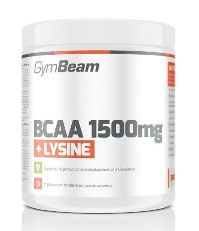 BCAA 1500 mg + Lysine od GymBeam 300 tbl.