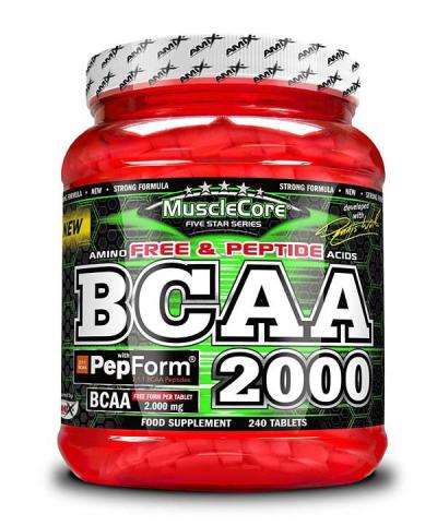 BCAA 2000 + PepForm - Amix 240 tbl.