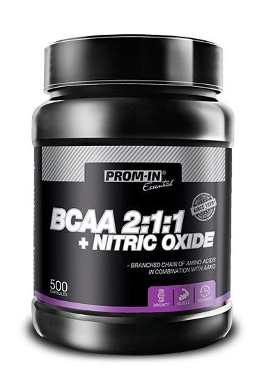 BCAA 2:1:1+Nitric Oxide - Prom-IN 500 kaps.