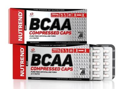 BCAA Compressed Caps - Nutrend  120 kaps.