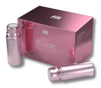 Beauty Elixir Caviar Collagen ampulky - Fitness Authority 12 x 60 ml. Pinacolada