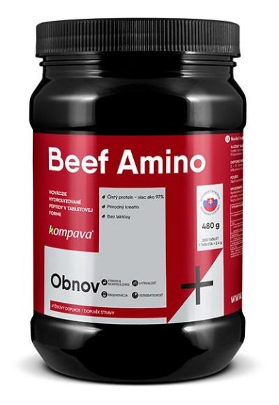 Beef Amino Tablets - Kompava 200 tbl.