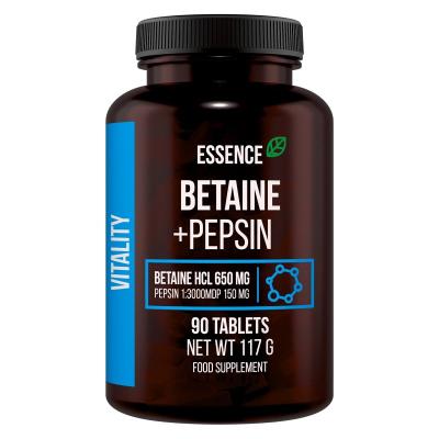 Betaine + Pepsin - Essence Nutrition 90 tbl.