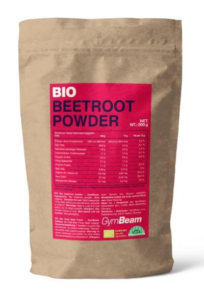 Bio Beetroot Powder - GymBeam 200 g