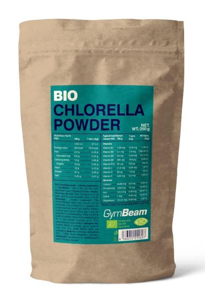 Bio Chlorella Powder - GymBeam 250 g