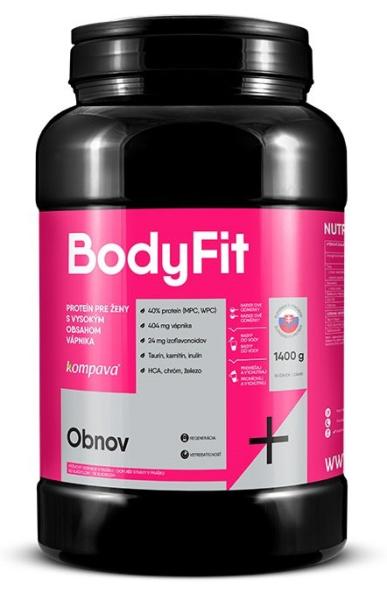 BodyFit - Kompava 1400 g Jahoda