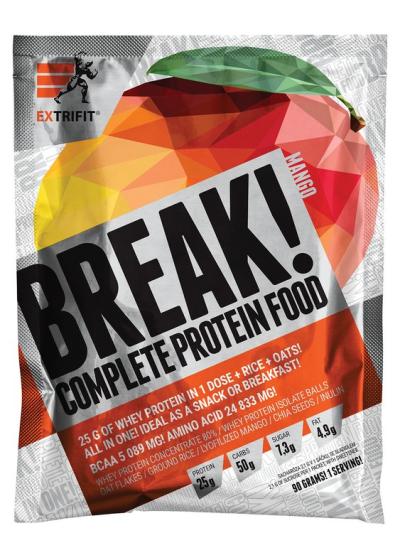 Break! Complete Protein Food - Extrifit 90 g Strawberry