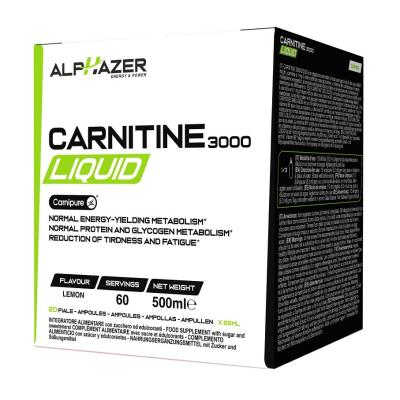 Carnitine 3000 Liquid - Alphazer 20 x 25 ml. Lemon