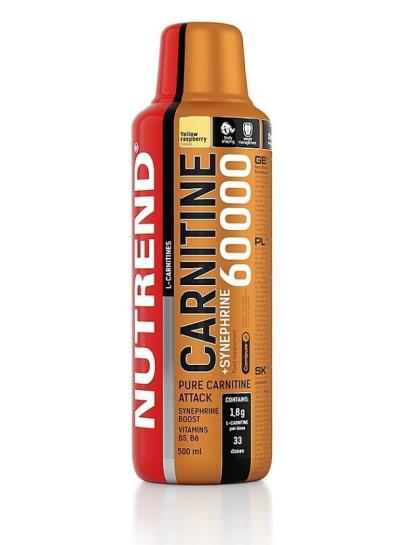 Carnitine 60 000 + Synefrine - Nutrend 500 ml. Yellow Raspberry