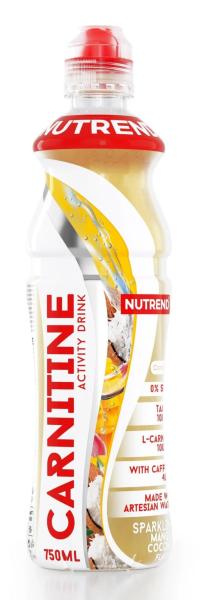 Carnitine Activity Drink s kofeínom - Nutrend 750 ml Sparkling Mango+Coconut