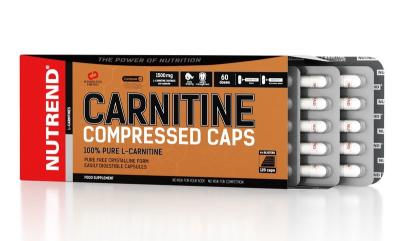 Carnitine Compressed Caps - Nutrend 120 kaps.